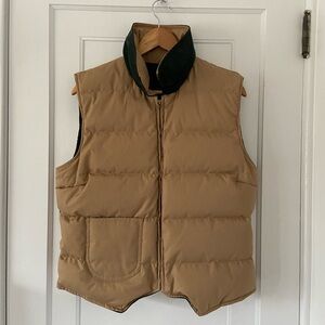 Vintage 1970s/80s Eddie Bauer reversible down/corduroy vest, size large